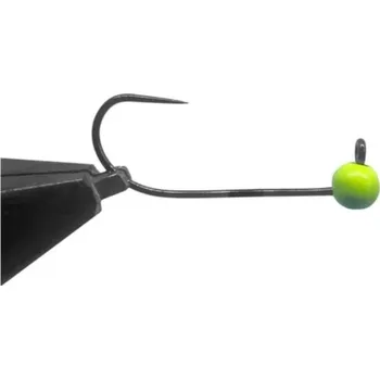 Rybářský háček 5ks - Jigová Hlavička Jigovky HD Barbless Fluo Velikost 6 0,9gr