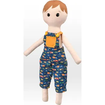 Panenka chlapec - Panel na ušití z bavlny