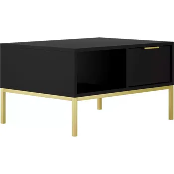 Konferenční stolek Konferenční stolek Austin 80 cm černá/zlatá
