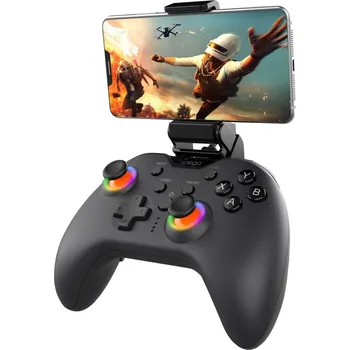 Herní ovladač iPega 9111C Bluetooth RGB Gamepad pro Android/iOS/PS3/PS4/PC/N-Switch Black