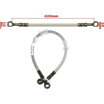 Motor pro motocykl Brzdová hadice 40cm 10mm očko