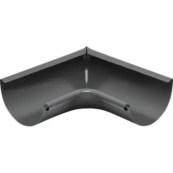 okap KJG Roh vnitřní 90° pozink + barva, r.š.250 mm Barva: RAL 7016 Antracit