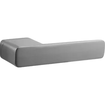 Dveřní kování Cobra klika na dveře STRIGA-S (titan) Provedení: Klika / klika (bez spodní rozety)