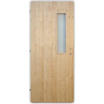 Interiérové dveře Truhlárna Palubkové dveře VERTIK Z (45mm) Rozměr dle ČSN: 90 / 197, Orientace Dveří: Levé