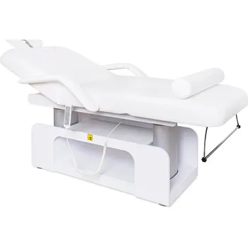 Masážní stůl Elektrické wellness lehátko s vyhříváním a LED osvětlením Fabulo Nyra Relax 198*75 cm | 110 kg | bílá
