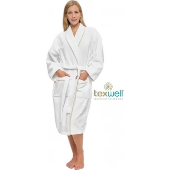 Dámský župan Župan s lemováním PURE SNOW, 380 g/m²: XL