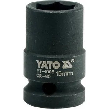 Nástavec 1/2" rázový YATO 15 mm šestihranný