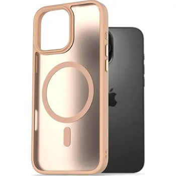 Pouzdro na mobilní telefon AlzaGuard Matte Case Compatible with Magsafe pro iPhone 16 Pro Max pískově žlutý