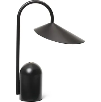 Lampička Ferm Living Stmívatelná LED lampa Arum Black