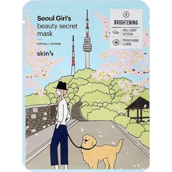 Pleťová maska skin79 Plátýnková pleťová maska Seoul Girl`s Beauty Secret (Brightening Mask) 20 g + 2 měsíce na vrácení zboží