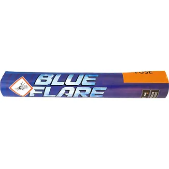 Zábavní pyrotechnika Pyrotechnika Fotbalová pochodeň Modrá