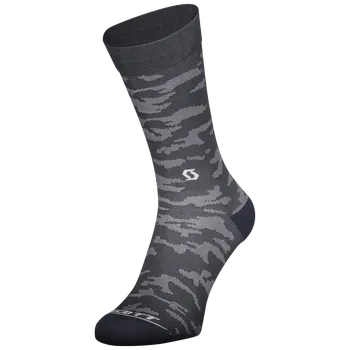 Pánské ponožky SCOTT Běžecké ponožky Trail Camo Crew léto Šedá 36-38 Unisex, Pánské