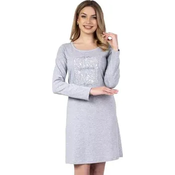 Dámská noční košile Dámská noční košile 136/42 REGINA šedá melír M