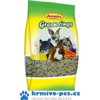 Krmivo pro hlodavce Avicentra kroužky s vojtěškou pro hlodavce 250g
