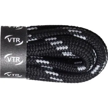 Tkaničky do bot VTR TREKKINGOVÉ tkaničky kulaté 6017.180027 - black/grey 180 cm
