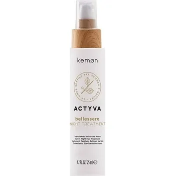 Vlasová regenerace Kemon Actyva Bellessere Night Treatment - Noční hydratační maska pro všechny typy vlasů 125 ml
