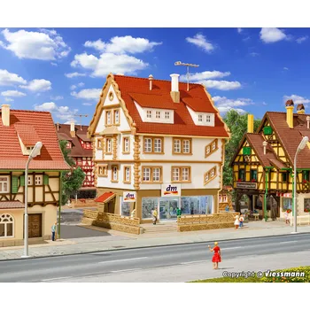 Modelová železnice N - Obchodní budova DM drogerie / Vollmer 47664