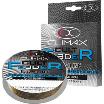 CLIMAX CULT Feeder Gravilink potápěvá šňůra šedá 10m Průměr: 0,25mm / 10kg