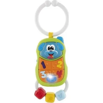 Hračka pro nejmenší Chicco Kousátko elektronické na C-kroužku Telefon pejsek 3 m+