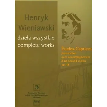 Henryk Wieniawski: Etudes Caprices (noty na housle)