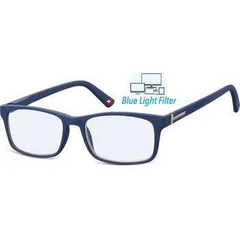 Brýle na čtení Montana Eyewear Brýle na čtení a na počítač BLF73B, modrá, dioptrie: +3,00