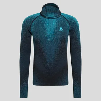 Odlo termo prádlo The Blackcomb Eco base layer with face mask 2023/2024 Modrá L Pánské