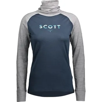 SCOTT Dámský rolák Defined Merino 2024/2025 Modrá XS Dámské