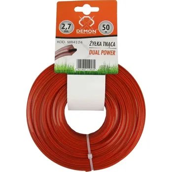 Struna zesílená, čtvercový profil, 50m, 2,7mm DEMON M84124