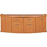 Stolek akvarijní DIVERSA Solid 200*80 oblý tmavě hnědá-wenge