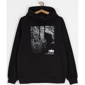 Pánská mikina Palto Topography HD (black) XL, černá