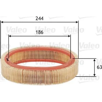 Vzduchový filtr Vzduchový filtr VALEO 585606