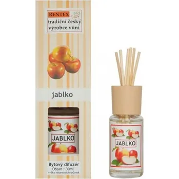 Aroma difuzér Rentex aroma difuzér 30ml + 6ks tyčinek s vůní jablek