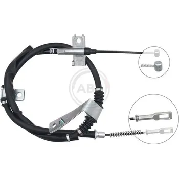 Lanko parkovací brzdy Tažné lanko, parkovací brzda A.B.S. K10078