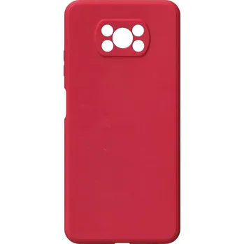 Pouzdro na mobilní telefon CVK Kryt červený na Xiaomi Poco X3 NFC