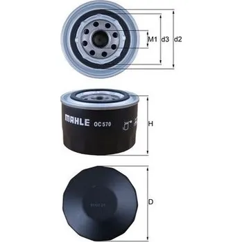 Olejový filtr Olejový filtr KNECHT OC 570