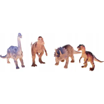 Figurka SADA DINOSAURŮ 4 KS VELOCIRAPTOR STEGOSAURUS