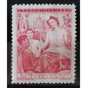 Poštovní známka Známka ČSR, 3 Kčs, Pof.468**