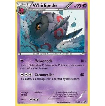 Karetní hra Pokémon EPO 39/98 Whirlipede - Emerging Powers Stav: Excellent, Verze: NORMAL