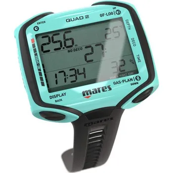 Potápěčský počítač Potápěčský Počítač MARES QUAD 2 Tyrkysová
