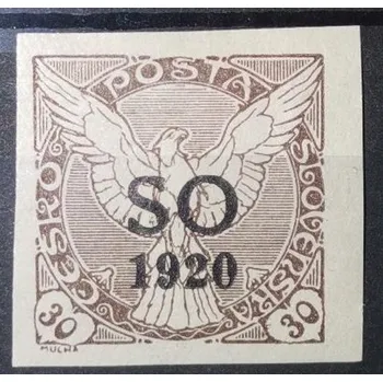 Sběratelství Známka ČSR, 30h, Pof.SO32 *