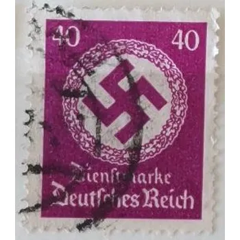 Sběratelství Známka Německo, Reich, 40Pfg., Mi.142#