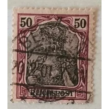 Sběratelství Známka Německo, Reich, 50Pfg., Mi.61#