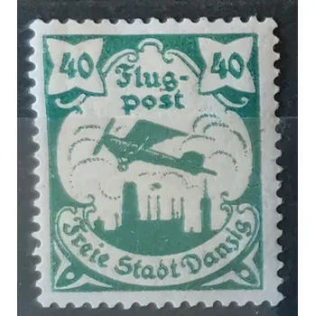 Sběratelství Známka Danzig, 40 Pf, Mi.112*