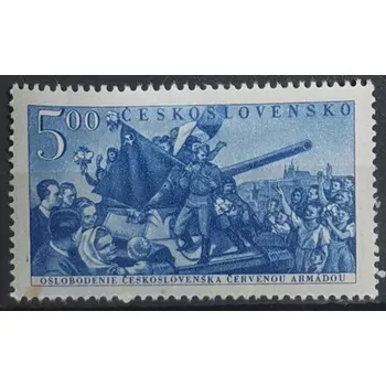 Sběratelství Známka ČSR, 5 Kčs, Pof.654**