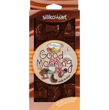 Forma na pečení Forma na čokoládové tvary dobrého rána | Good Morning Silikomart /16617