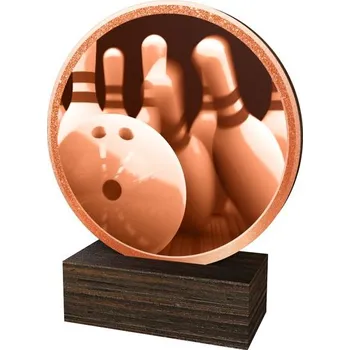 Poháry Bauer Dřevěná plaketa TFRW883 | Bowling