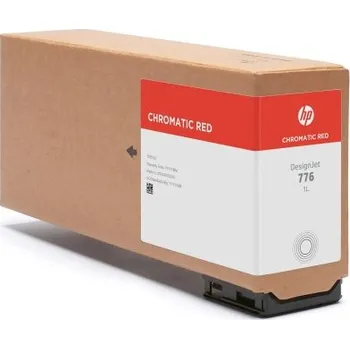 1l chromatická červená inkoustová kazeta HP 776 Z9+ PRO