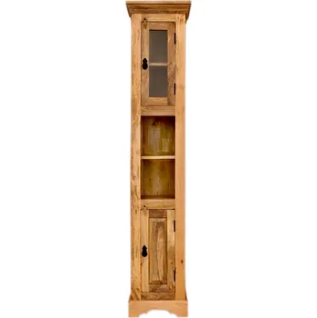 Koupelnový nábytek Dřevěná skříňka do koupelny z masivu mango 40x190x35