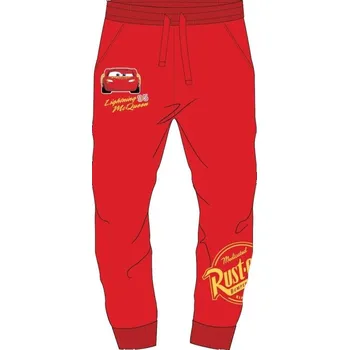 Eplusm Chlapecké tepláky CARS červené Barva: Červená, Velikost: 122