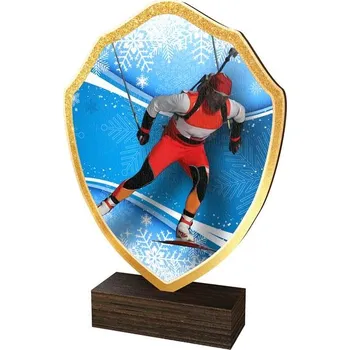 Poháry Bauer Dřevěná plaketa TFRW293 | Biatlon